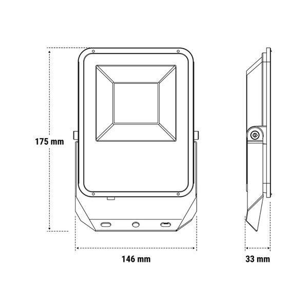 Proiettore LED 50W bianco IP66 4000K Beghelli 86152