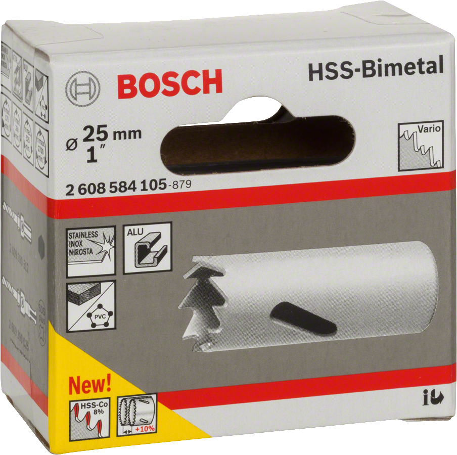 Sega a tazza bimetallica HSS 25x44 mm Bosch 2608584105