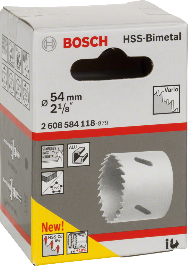 Sega a tazza bimetallica HSS 54x44 mm Bosch 2608584118