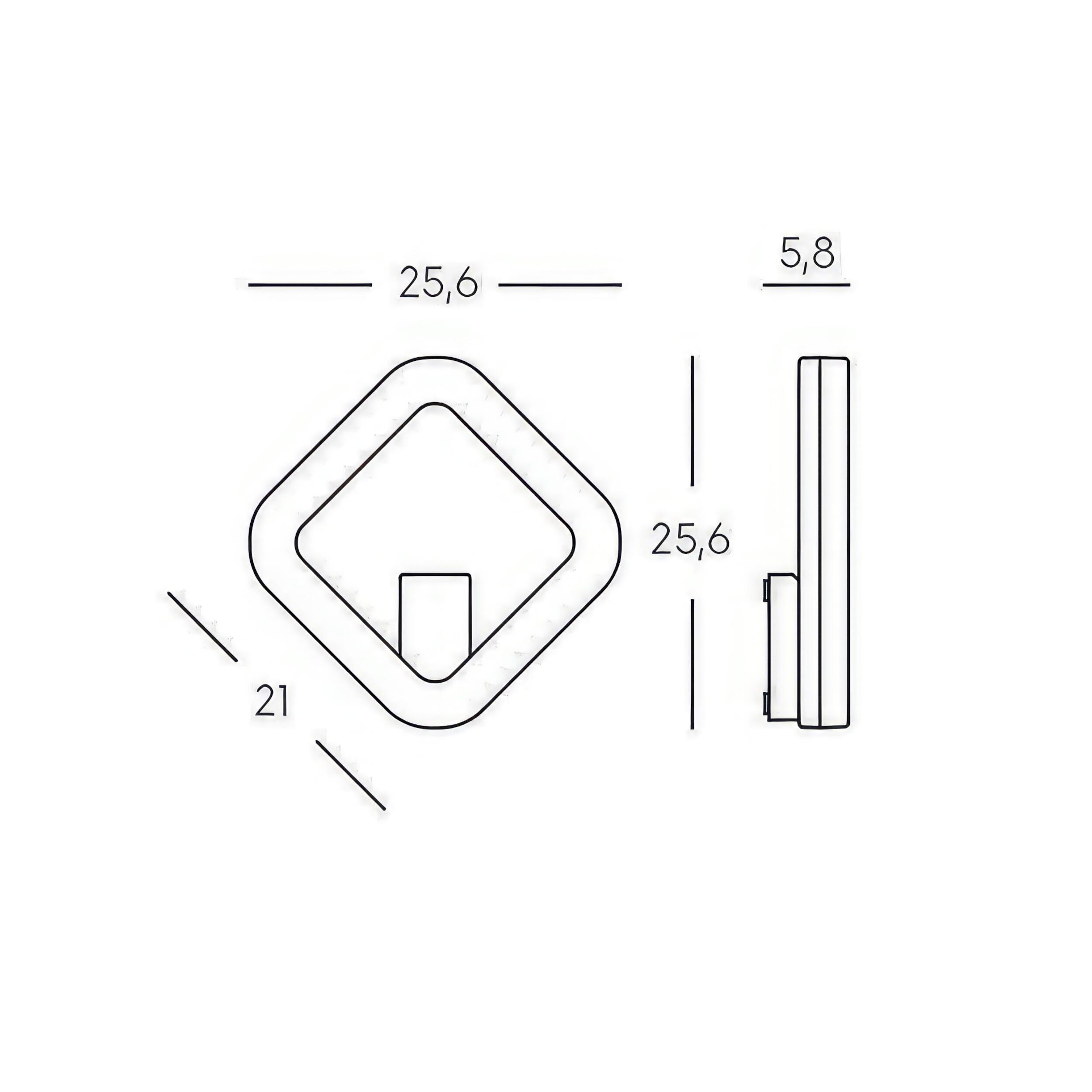 Lampada LED applique da esterno 20W 4000K Quasar Sovil 99778/02