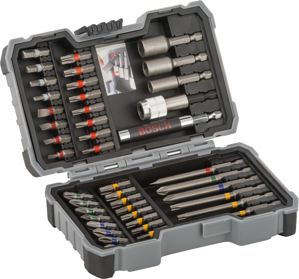 X-Pro set bit e bussole avvitamento Extra Hard con portabit 43pz Bosch 2607017164