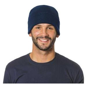 Cappello a papalina 100% acrilico colore blu navy  kap2/ny