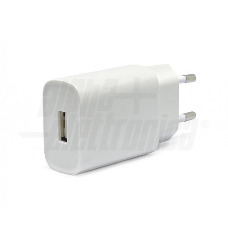 Caricatore USB 5W 1 porta 5V 1A Bianco Alpha Elettronica KD502/1B