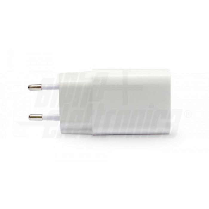 Caricatore USB 5W 1 porta 5V 1A Bianco Alpha Elettronica KD502/1B