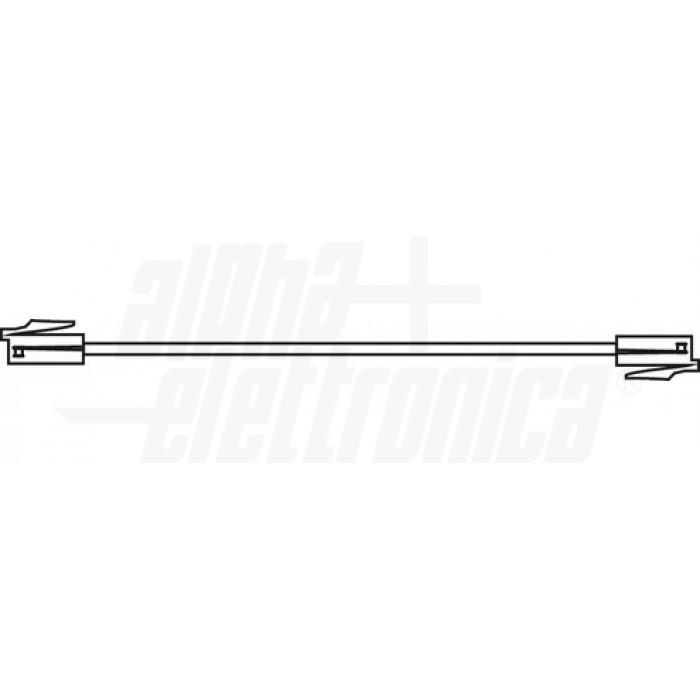 Cavo di rete Patch in Rame Cat. 6 Grigio U/UTP 1m Alpha Elettronica 95-708 01GB