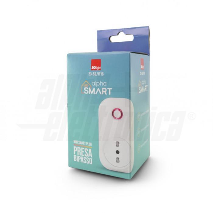 Presa Wi-Fi intelligente bipasso 10-16A SPINA 16A Alpha Elettronica 23-50 IT16