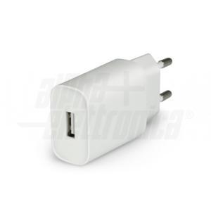 Caricatore usb 10,5w 1 porta 5v 2,1a bianco  kd503/1b