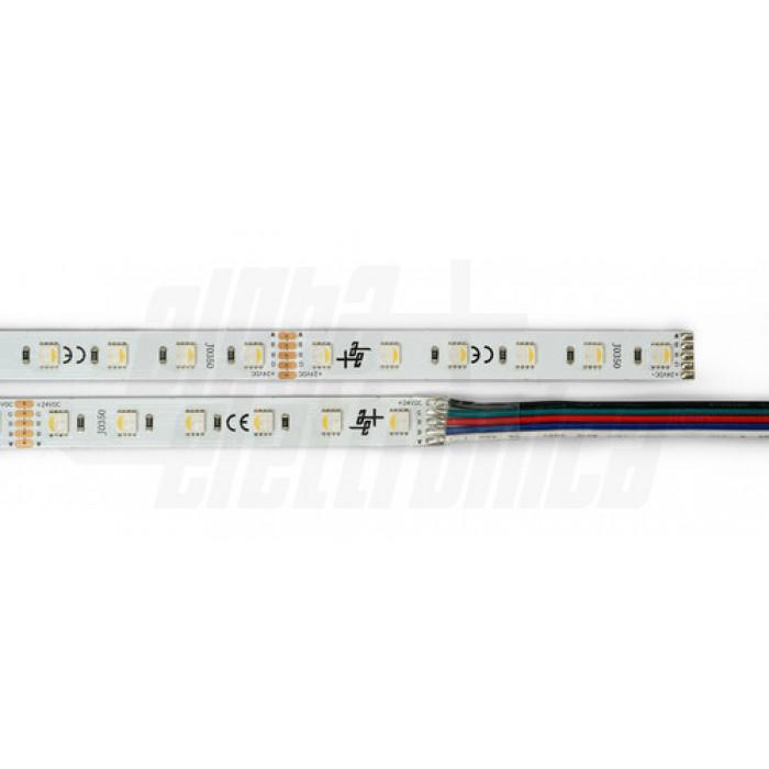 Striscia Led 60 Led/m 5050 24Vdc 14,4W/m RGBW Bianco naturale Alpha Elettronica JO350/14424RGBNW