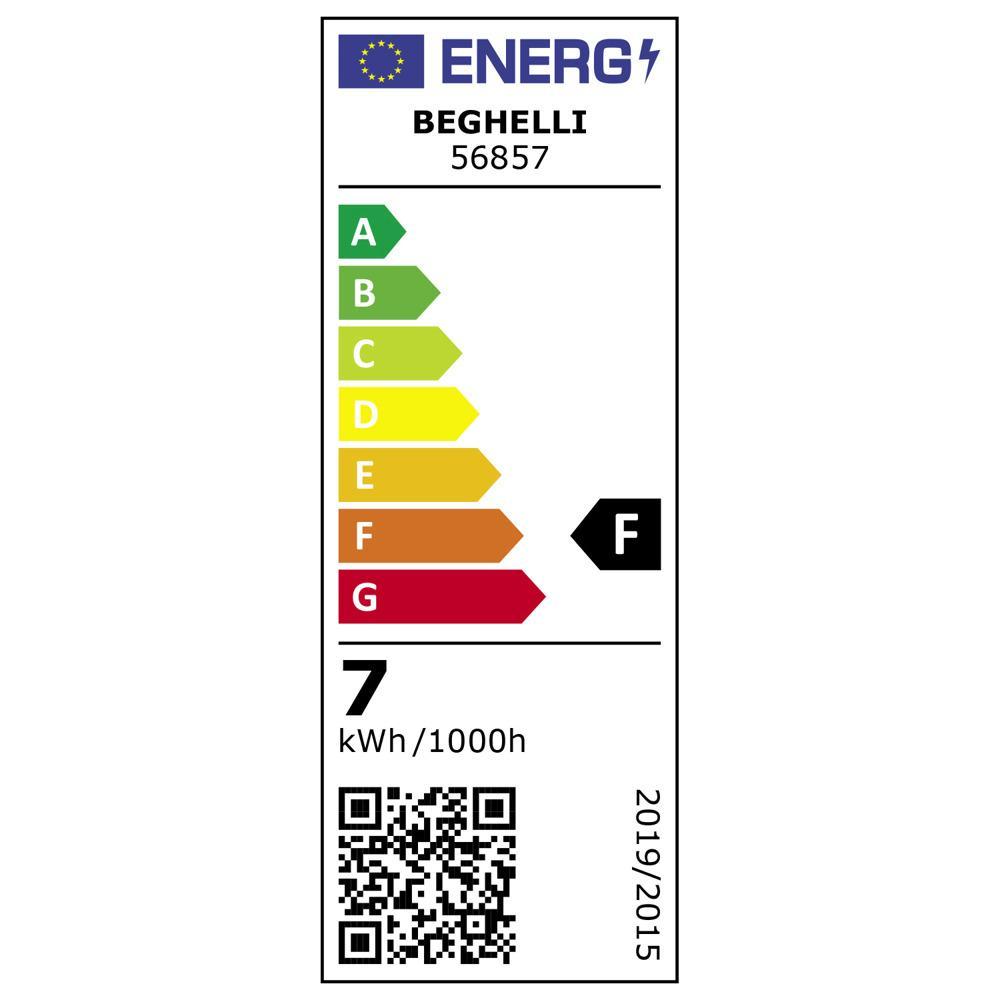 Lampadina Led Ecoled std GU10 7W 600LM 3K Beghelli 56857