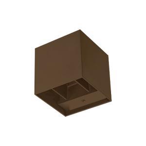 Lampada faretto applique led da esterno ip65 colore corten 10w  io630507