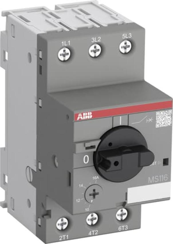 Interruttore salvamotore MS116 10-16A 16KA Abb EP 091 1