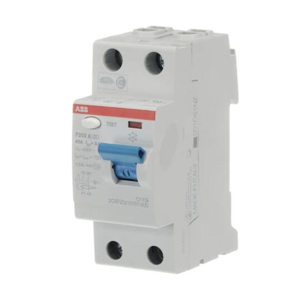 Interruttore differenziale puro F202 A-40A 30MA 2P Abb F427826