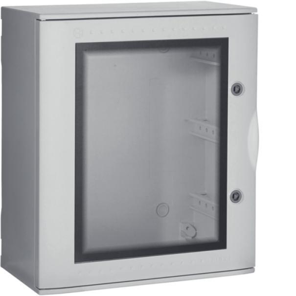 Quadro con oblu00f2 in vetroresina IP66 54 moduli GRIGIO 500X430X210mm VTR 03 OBLO Bocchiotti B04623 