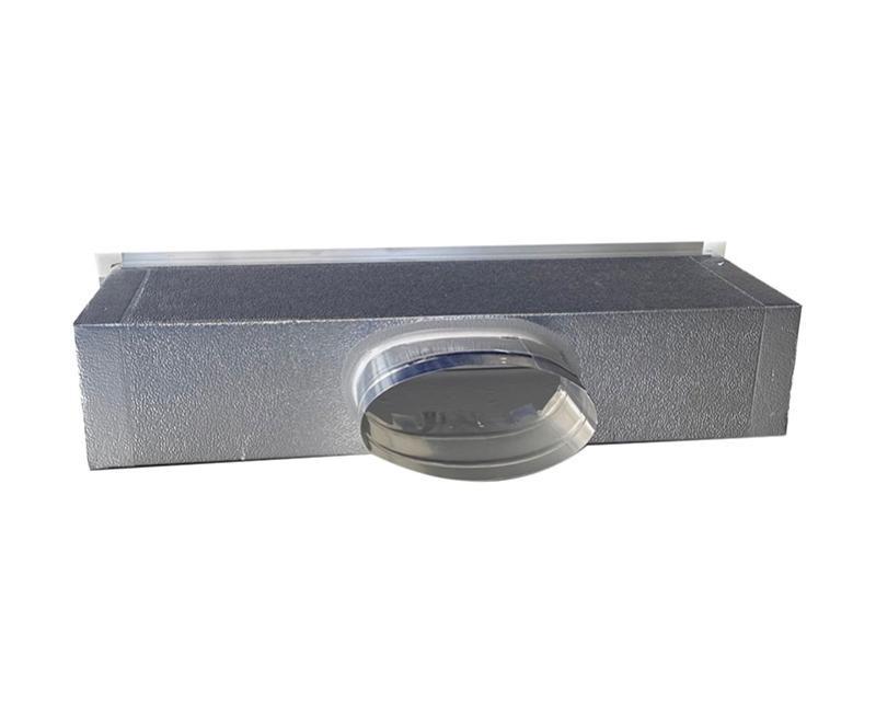 Plenum porta bocchetta con attacco posteriore diametro 150mm 300x150mm Air Control PLP300X150-D150