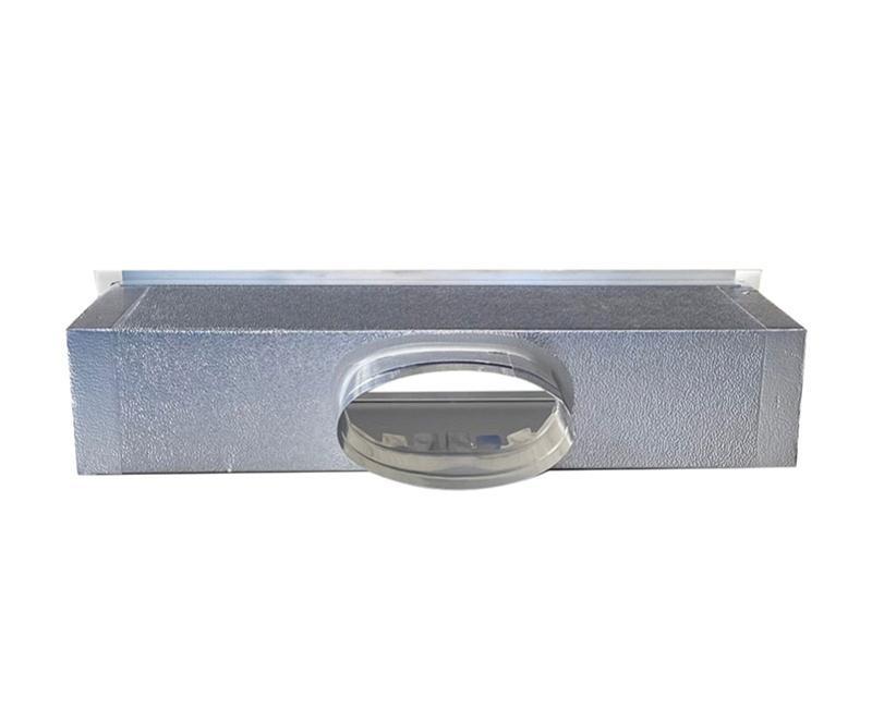 Plenum porta bocchetta con attacco posteriore diametro 150mm 300x150mm Air Control PLP300X150-D150