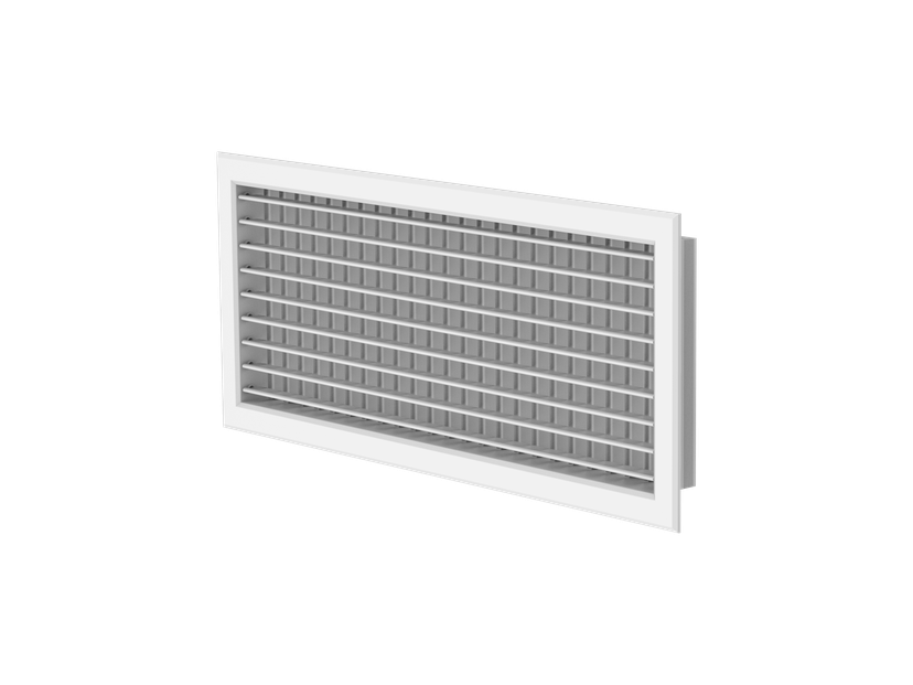 Bocchetta di mandata a doppia deflessione in alluminio NOVA-A-2-2-200x100-V-SW Systemair 216840