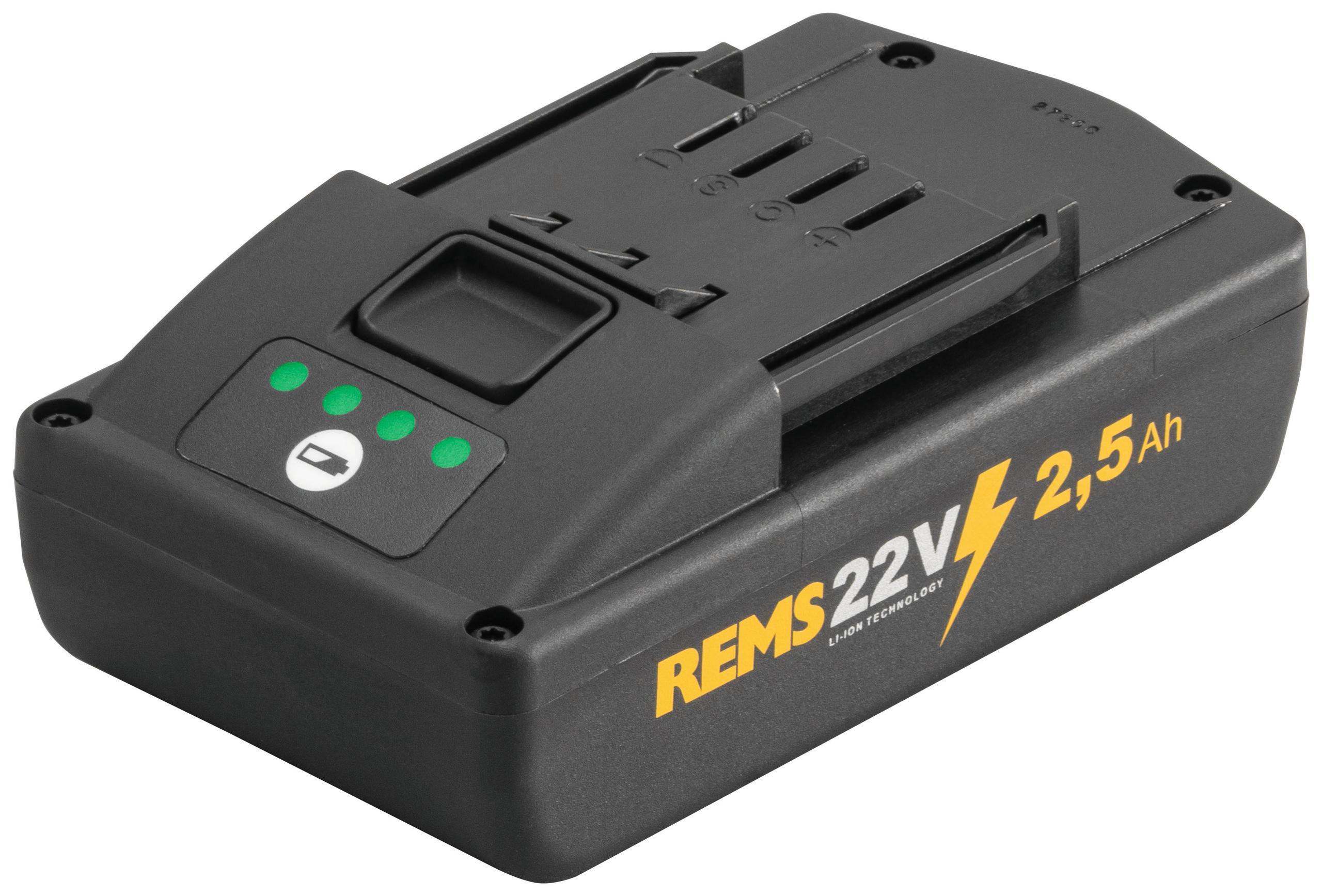 Batteria Li-Ion 21,6 V 2,5 Ah Rems 571571 R22