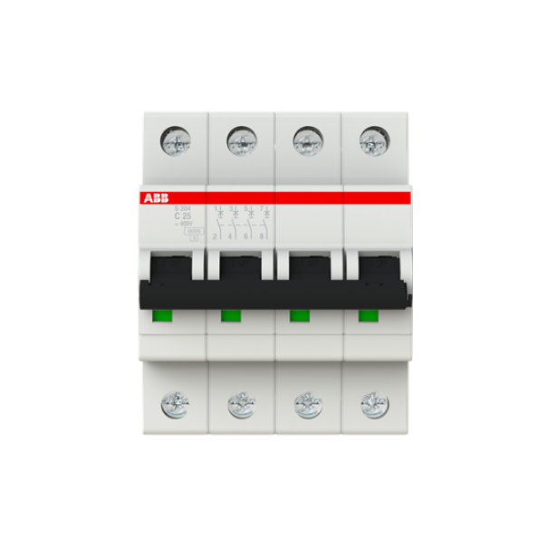 Interruttore automatico S204-C25 6KA 4P Abb S529235