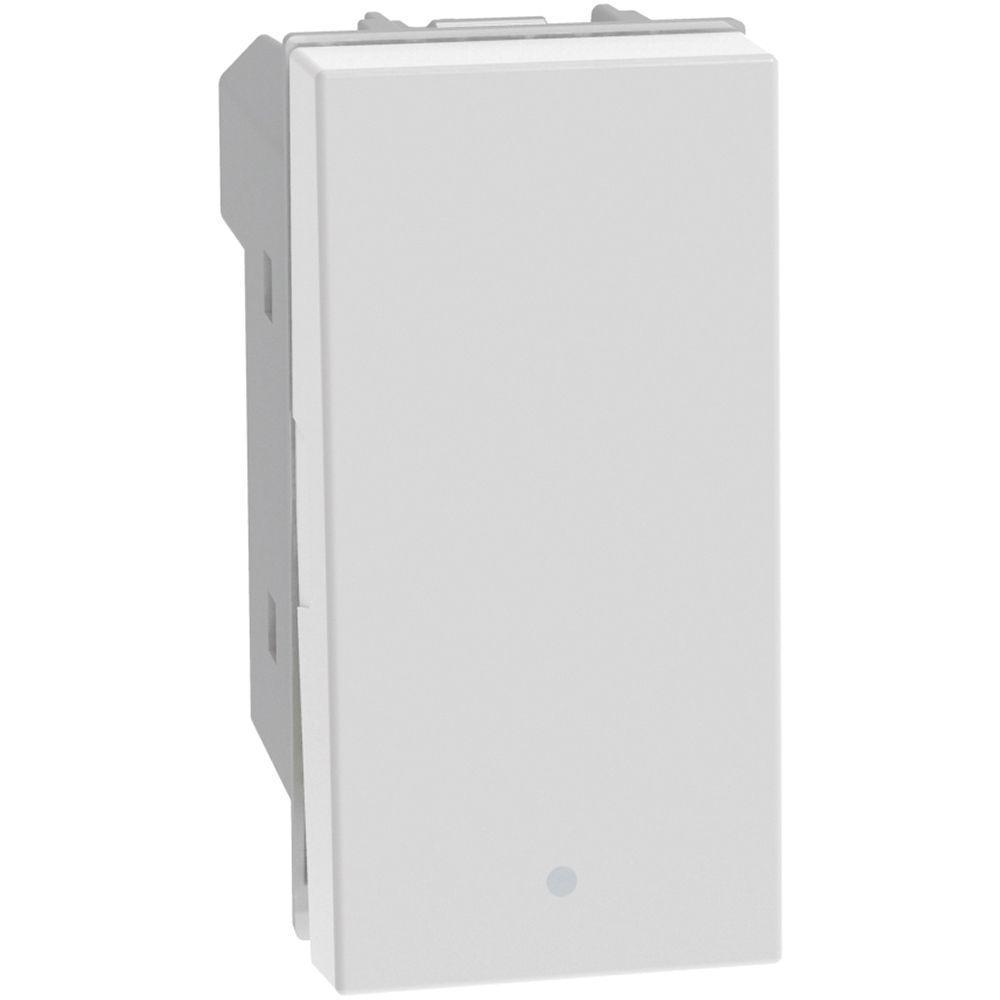 Interruttore basculante MatixGO 1P 10AX 1 modulo bianco BTicino JW4001