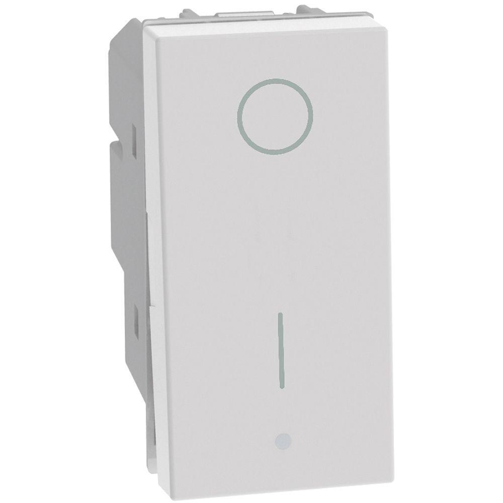 Interruttore 2 posizioni MatixGO 16AX 1 modulo bianco BTicino JW4002