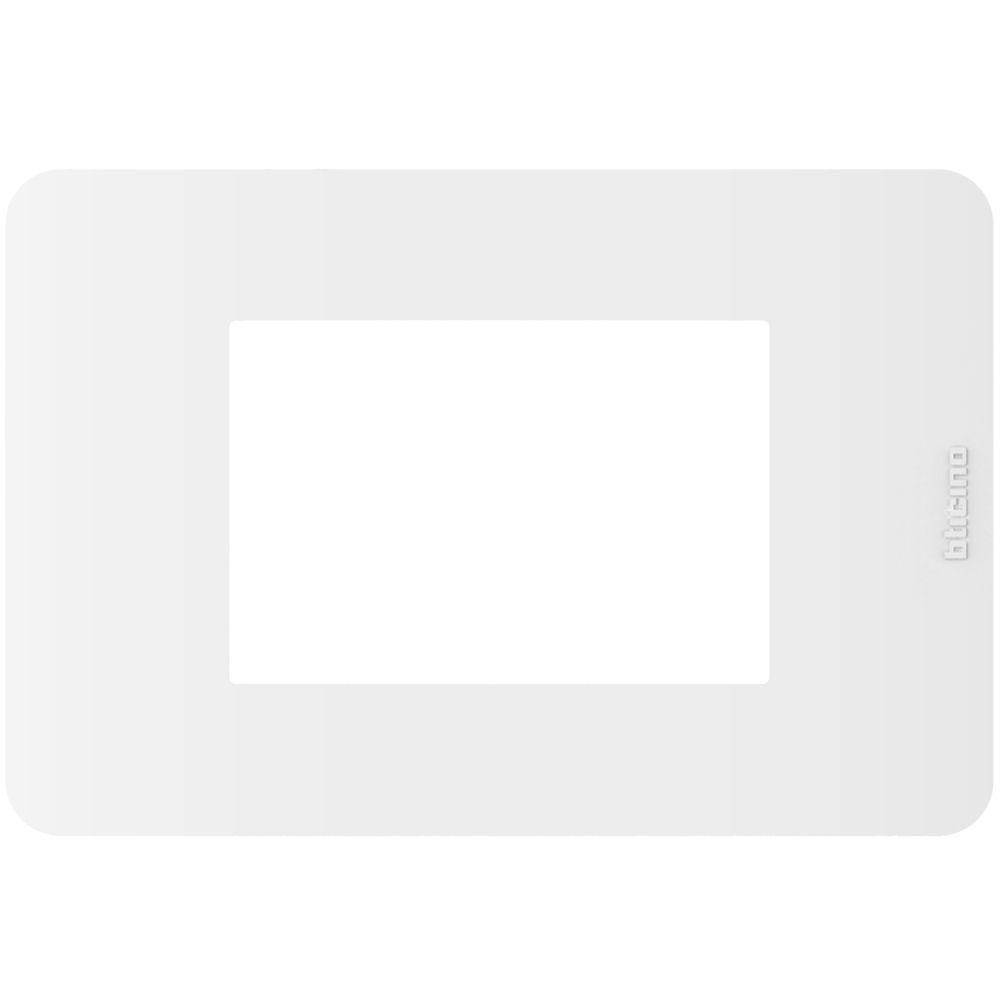 Placca MatixGO 3 moduli Bianco tecnopolimero BTicino JA4803JW