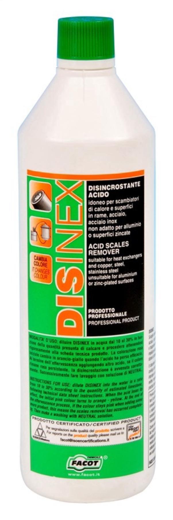 Disincrostante a base acida DISINEX VIRAGGIO 1litro Facot DIX1000E