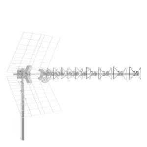 Antenna bionica 10 elementi banda uhf blu10hdlte  217909