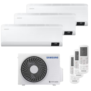 Condizionatore  cebu 9000+9000+9000 btu trial split wi-fi a++ aj052txj3kg/eu + (3) ar50f09c1ahneu