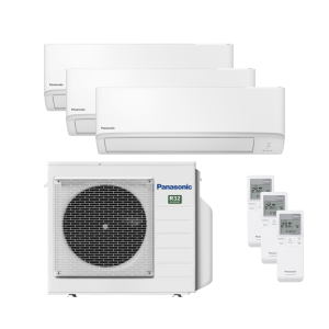 Kit condizionatore 9000 + 9000 + 9000 btu trial split serie tz  cu-3z52tbe + (3) cs-tz25zkew