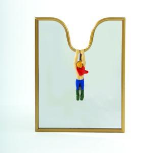 Specchio da parete circus mirror 35x45cm superhero  17617