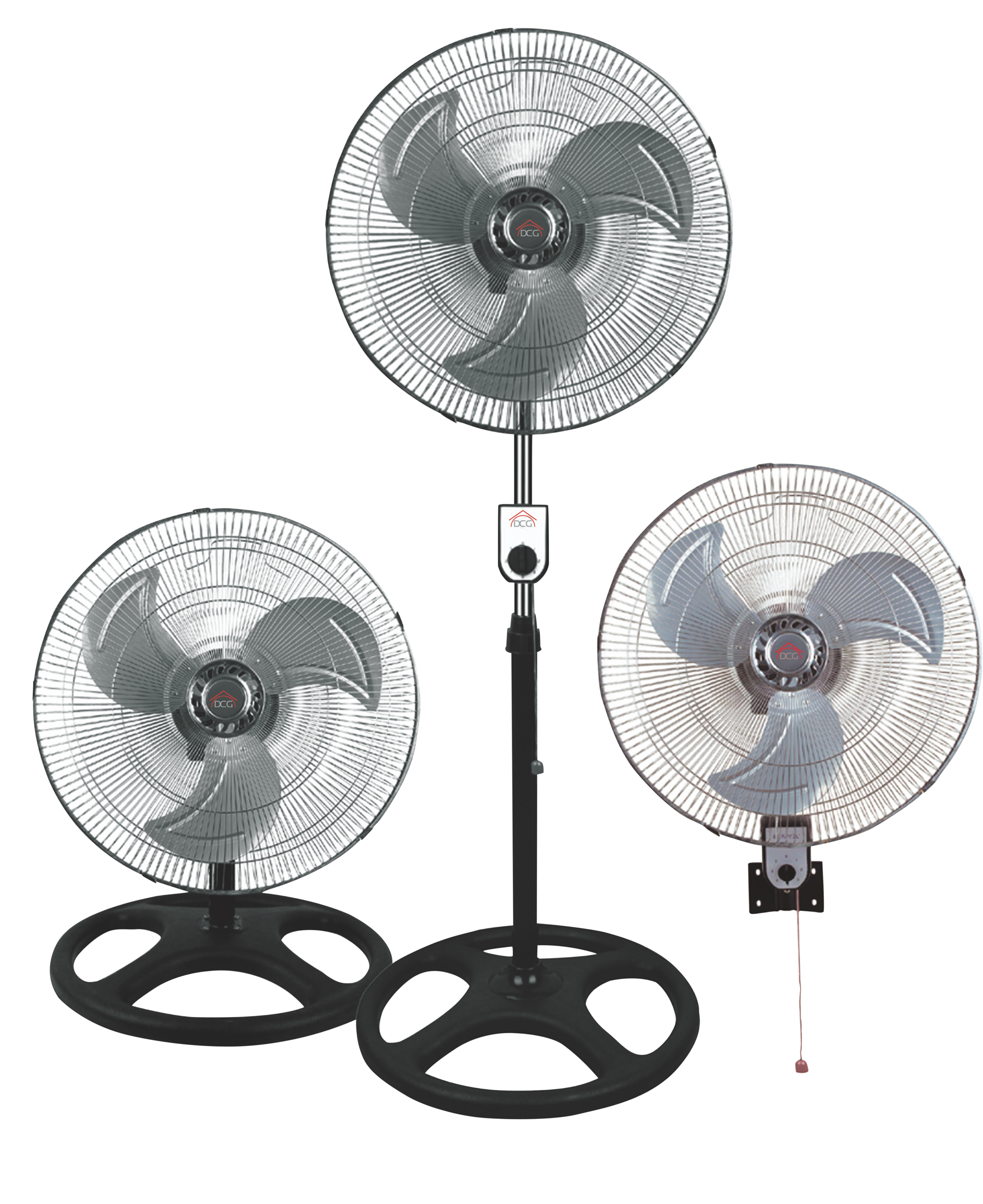 Ventilatore 3 in 1 45cm Colonna Tavolo e Muro DCG VE1695