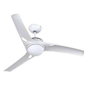 Ventilatore da soffitto bianco 140cm con luce e telecomando  70925