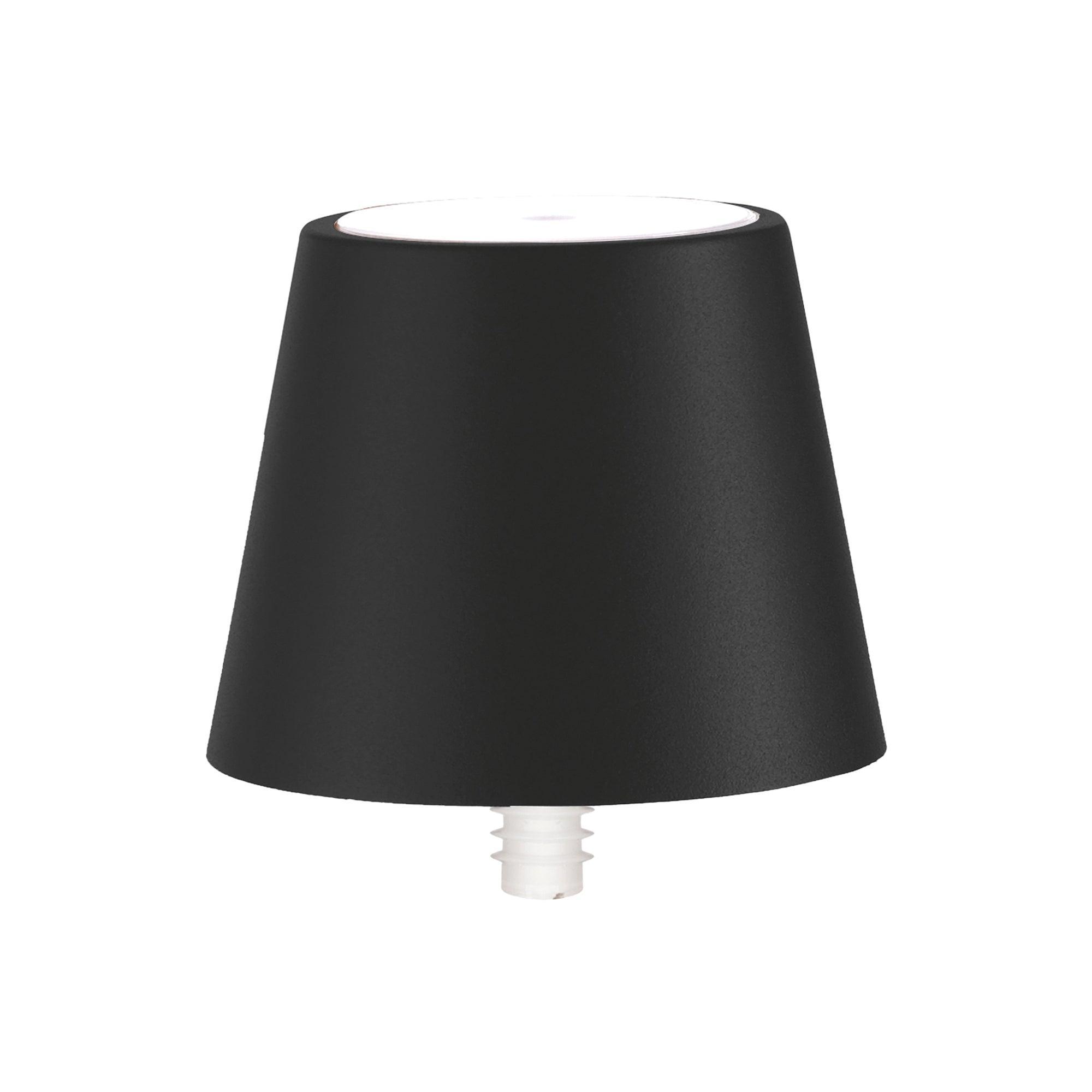 Poldina Stopper lampada da tavolo per bottiglia colore nero opaco Zafferano LD0349D3