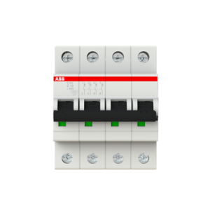 Interruttore automatico magnetotermico s204 c10 6ka 4p  s529198