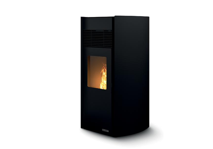 Stufa a pellet Ecofire Milu 8kW nera Palazzetti 805806922