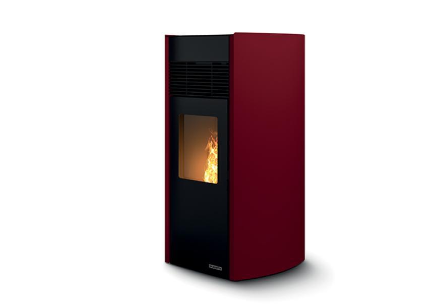 Stufa a pellet Ecofire Milu 8kW rossa Palazzetti 805806920