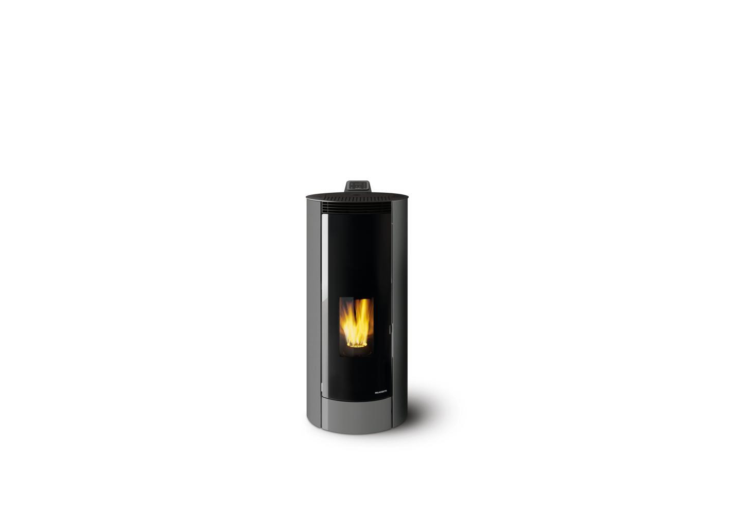 Stufa a pellet Ecofire Melita 8kW metallo grigio chiaro Palazzetti 805806482