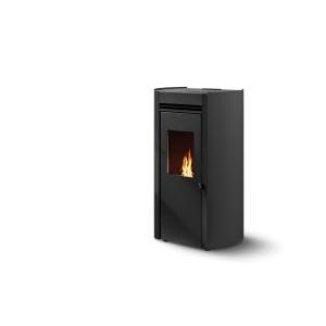 Stufa a pellet ecofire flo tca 9kw nero  805809820