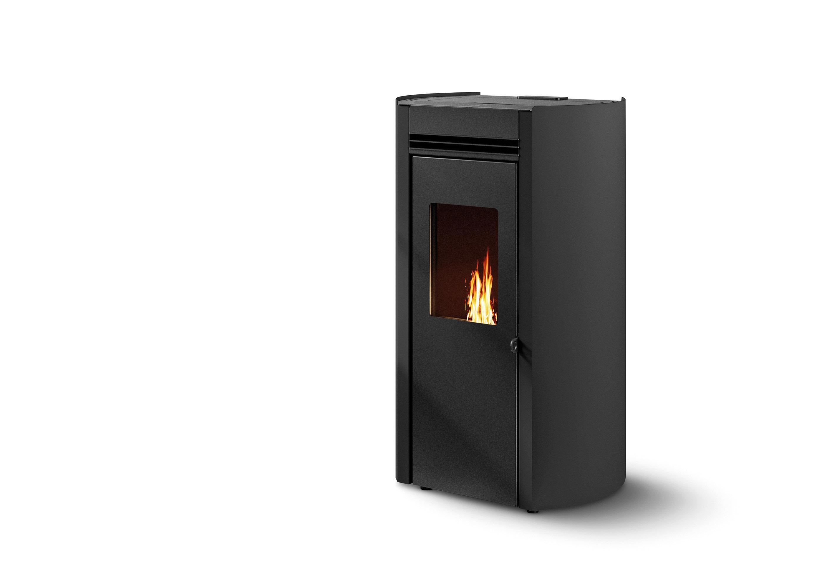 Stufa a pellet Ecofire Flo TCA 9kW nero Palazzetti 805809820