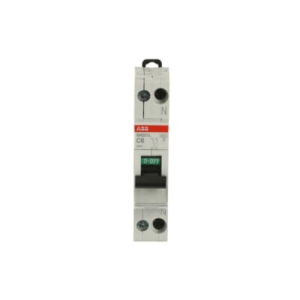 Interruttore magnetotermico automatico sn201 l c6 1p+n 4,5ka  sn201lc6