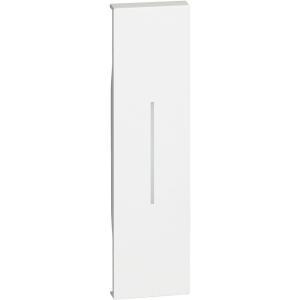 Cover comando illuminabile 1 modulo bianco living now  kw01