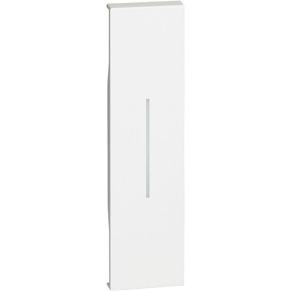 Cover comando illuminabile 1 modulo bianco Living Now BTicino KW01