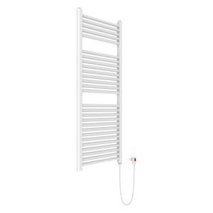 Termoarredo scaldasalviette elettrico 500x1200mm interasse 450mm colore bianco monica  asmoef901005001200