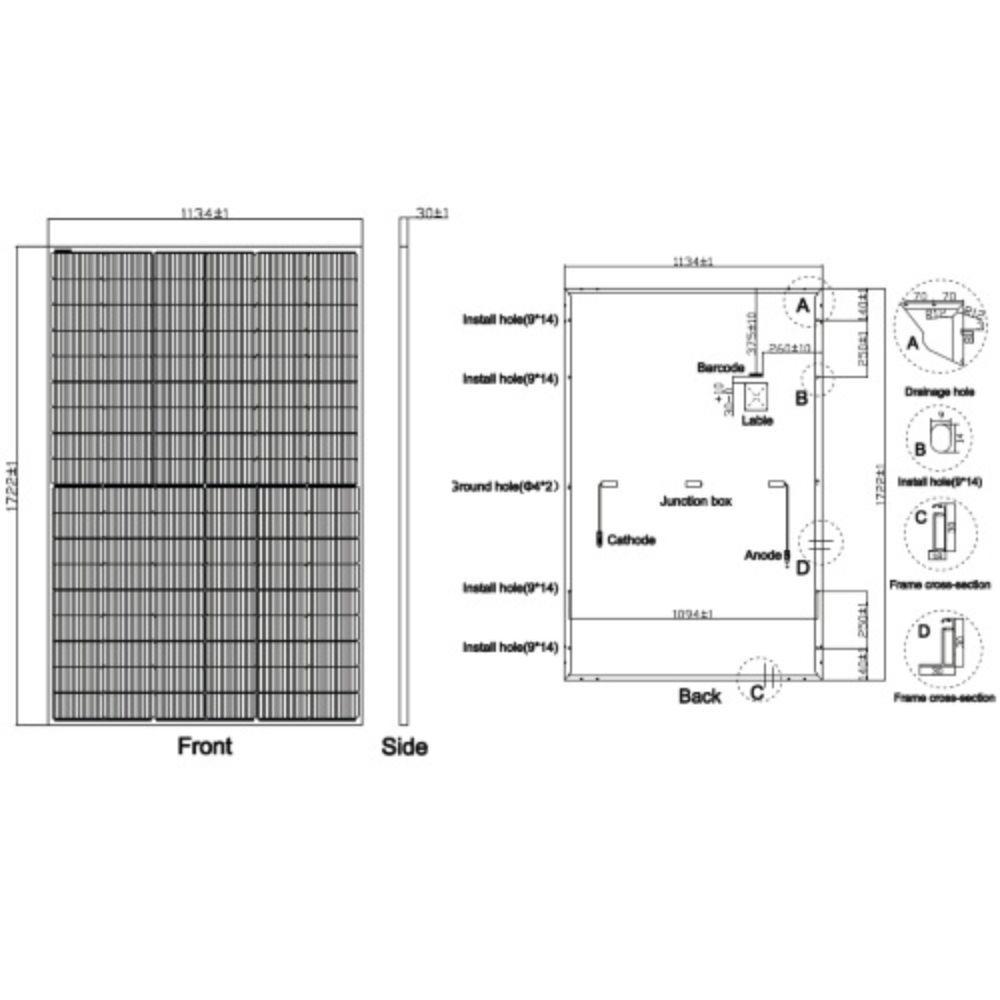 Kit fotovoltaico 3 kW con accumulo da 5,12 kWh Sunerg ECO_S01