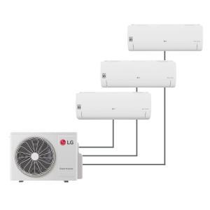 Condizionatore lg dualcool libero smart 12000+9000+9000 btu trial split wi-fi a++ mu3r19.u23 + (n.2) s09ec.nsjs +s12ec.nsjs